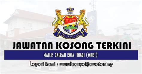 Sebarang info bagi kerja kosong mardi terbaru akan dikemaskini disini dari masa ke semasa. Jawatan Kosong di Majlis Daerah Kota Tinggi (MDKT) - 18 ...