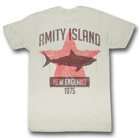 Jaws T Shirt Amity Island 1975