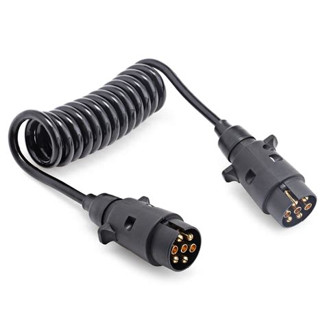 There is a lot wiring that you have to tie into your truck's wiring harness, but it is easier to do than it seems. T23489 7 Pin Trailer Wiring Connector N-type Plastic Plug 150CM Spring Cable (BLACK) - Yoibo