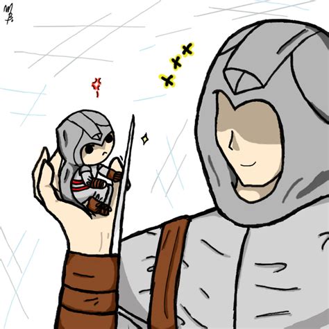 Chibi Altair With Altair By Zetsumeininja On Deviantart