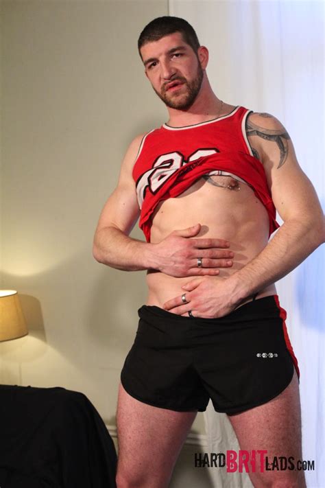 Jeff Stronger Strips Down To His Sports Vest And Running Shorts Jerking
