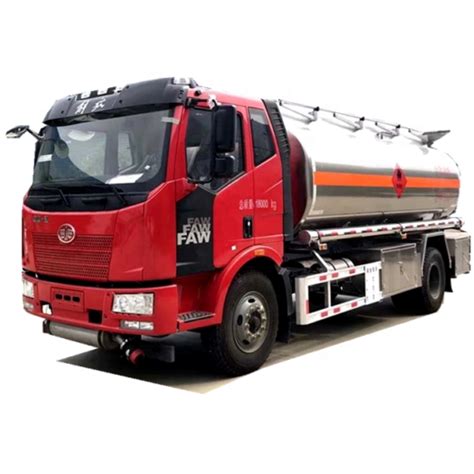 Faw 16000 Liter Aluminum Alloy Fuel Tanker Truck Fuel Trucksewage