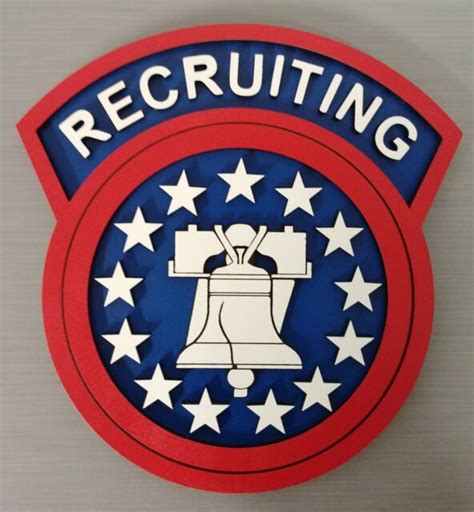8 Us Army Recruiting Command Usarec Ssi Insignia Patch Plaque Ebay