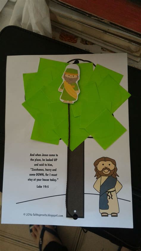 Zacchaeus Craft For Kids