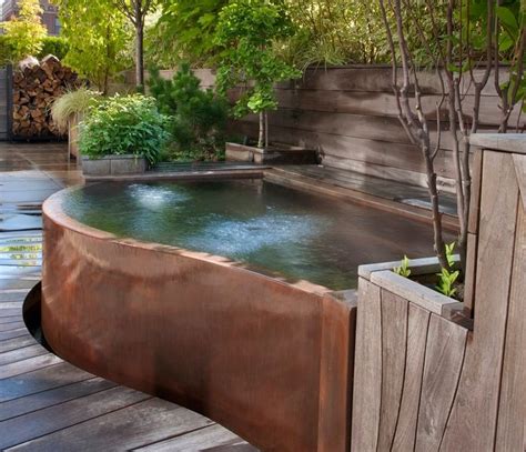 Copper Hot Tub By Diamond Spas Photo By D Stignu Outdoor Spas Hot