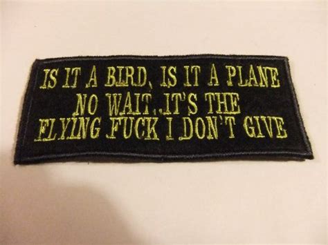 Is It A Bird Funny Motorcycle Patch Biker Club Team Etsy Funny
