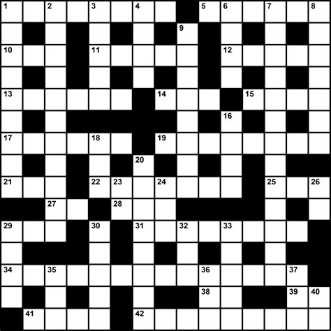 Crossword—spring 2013