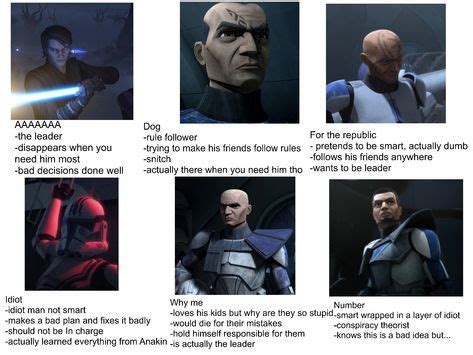 Star wars is immensely popular and has been around for decades. Pin by sacred on Tag urself clone wars in 2020 | Star wars ...