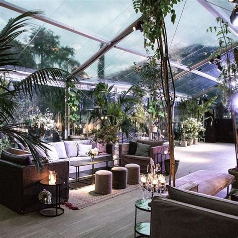 We Transformed This Tent Into A Tropical Greenhouse Lounge And Dance