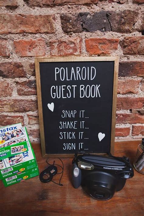 See more ideas about guest book, polaroid guest book, wedding. polaroid station | Fun wedding, Polaroid guest book ...