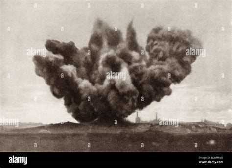 Mortar Shell Explosion