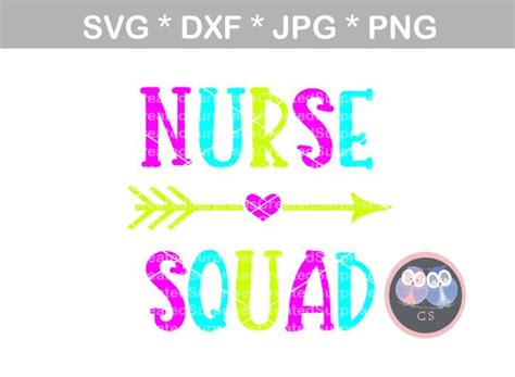 Download Nurse Squad, RN, LPN, Medical, digital download, SVG, DXF, cut file, p - CreatedSurprises