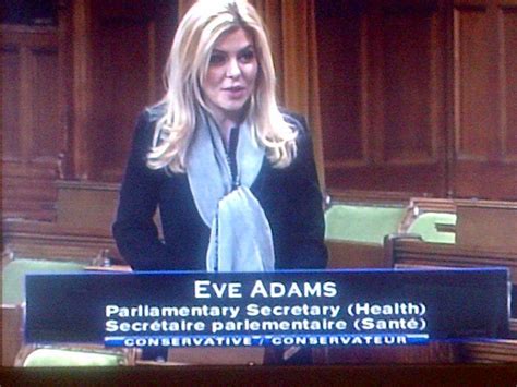 Harper Mp Eve Adams Walks Across The Floor And Joins The Liberals Feb 9 2015 The Cornwall