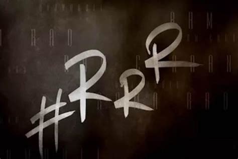 Starring n t rama rao, ram charan. RRR: Music Sittings on Cards
