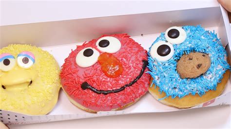 Sesame Street Donuts Krispy Kreme Doughnuts Youtube