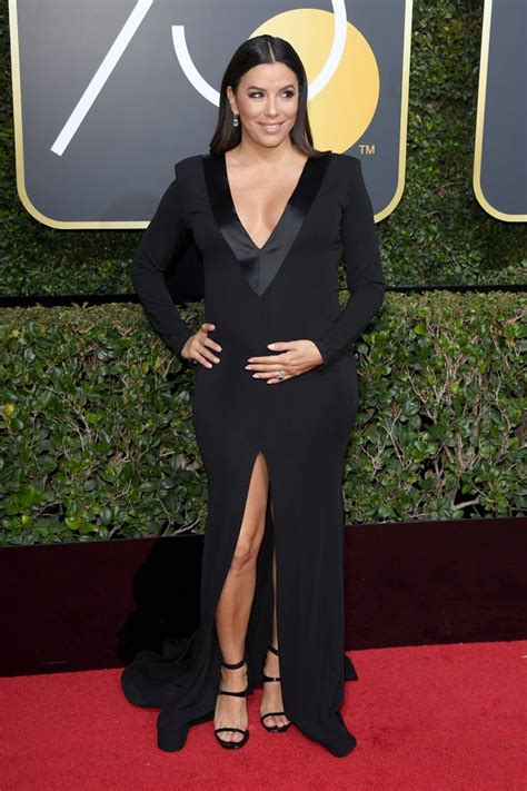 Eva Longoria Golden Globes Sexiest Dresses 2018 Popsugar Fashion