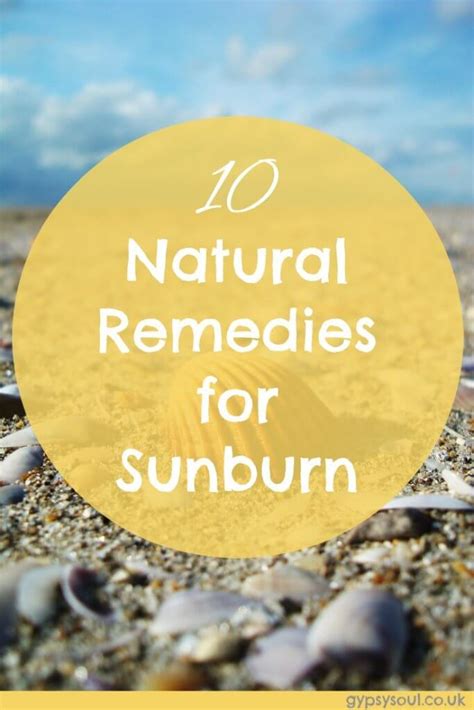 10 Natural Remedies For Sunburn