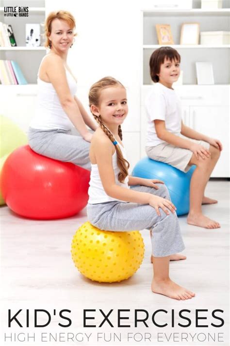 12 Fun Exercises For Kids Little Bins For Little Hands