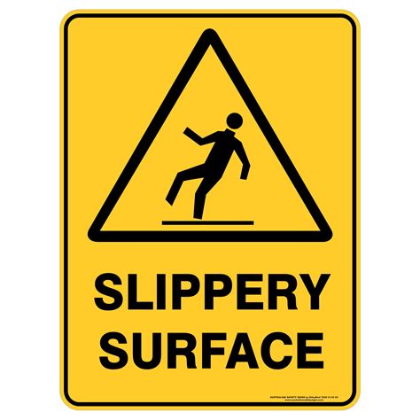 Slippery Surface Buy Now Safety Choice Australia