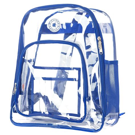 Heavy Duty Clear Backpack See Through Daypack Student Transparent