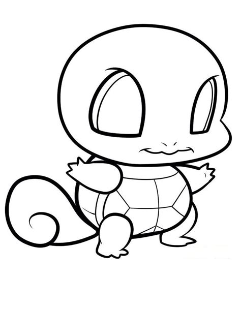 Squirtle 11 Coloring Page Anime Coloring Pages