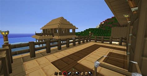 Beach House On Stilts Minecraft Project