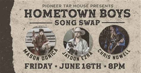 Hometown Boys Song Swap At Pioneer Tap House