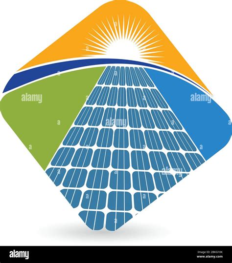 Solar Panel Logo Stock Vector Image And Art Alamy