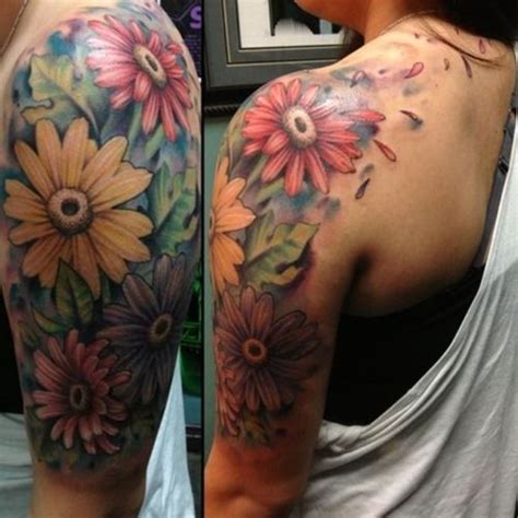 30 Flower Sleeve Tattoos Tattoofanblog