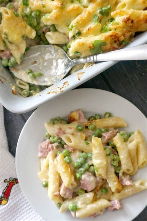 If you make this recipe i'd love to. Cheesy Ham and Pea Pasta Bake - My Gorgeous Recipes in 2020 | Favorite pasta recipes, Pork ...