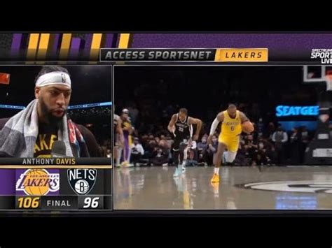 Spectrum Sportsnet Lakers Def Nets Ad Back Lebron Another Plus Youtube