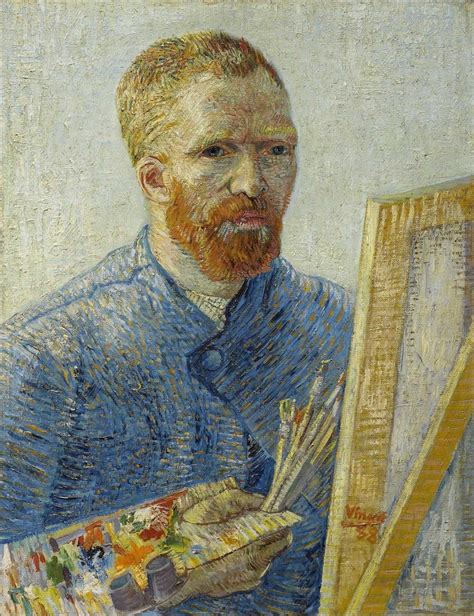Vincent Van Gogh · Self Portrait In Front Of The Easel · 1888 · Van