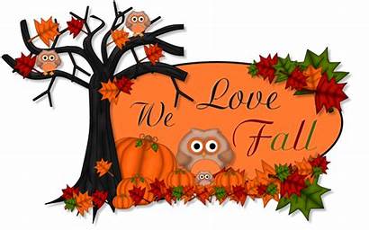 Clip Fall November Clipart Autumn Graphics Owl