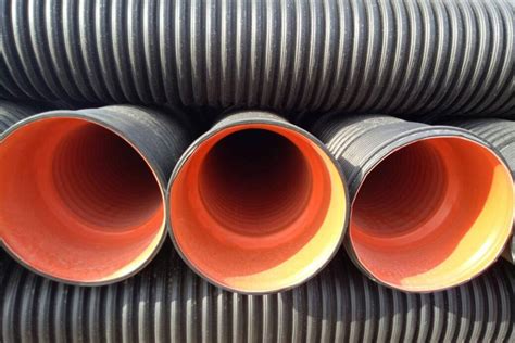 500mm Id D Rex Double Wall Corrugated Hdpe Pipe Length Of Pipe 6 M At