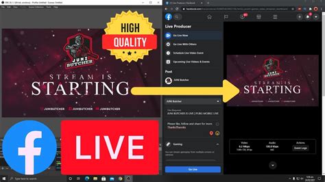 How To LIVE STREAM On FACEBOOK With OBS FACEBOOK LIVE Stream PUBG