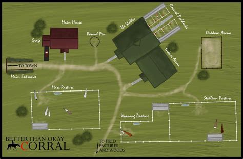 The Corral Stable Map By Pom Happy My Dog On Deviantart Horse Farm