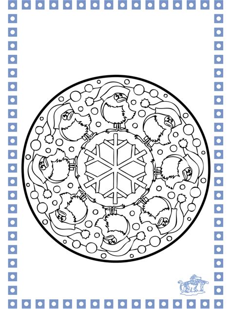 Winter mandala - in and around the house