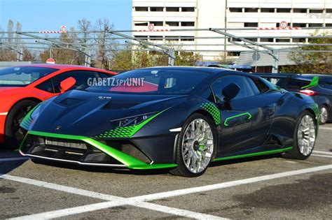New Lamborghini Huracan Sto Caught In The Wild With Stunning Green