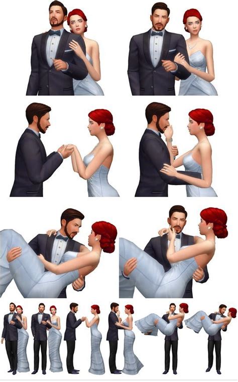 Rinvalee Couple Poses 09 • Sims 4 Downloads Sims 4 Couple Poses Couple Posing Wedding
