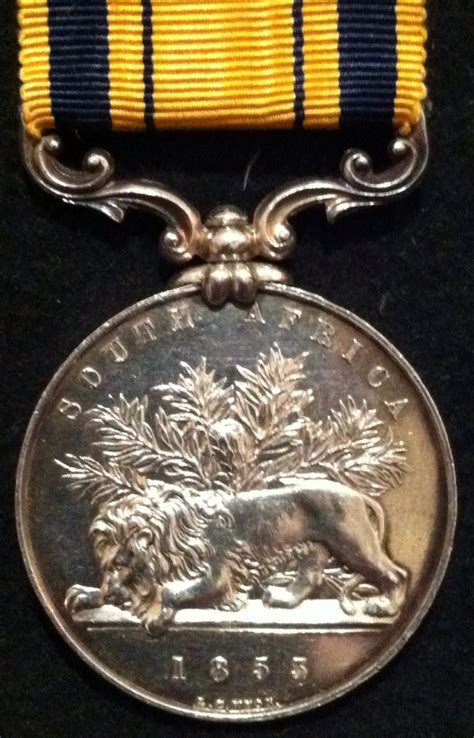 South Africa Medal 1854 To Color Serjt Cd Blakeley 43rd Reg Ox