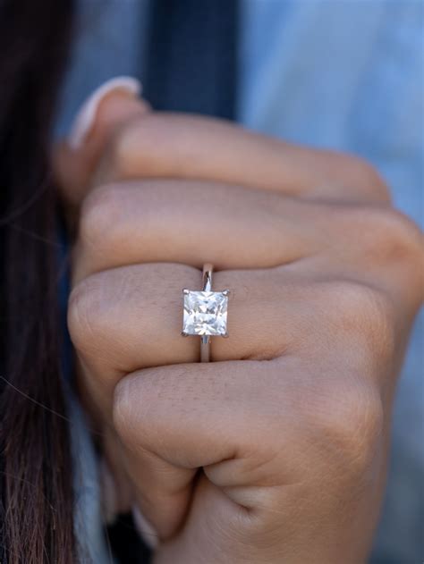 Pin On Princess Cut Wedding And Engagement Rings