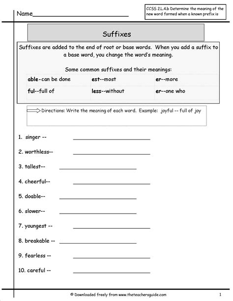 19 Suffix Ing Worksheets For First Grade