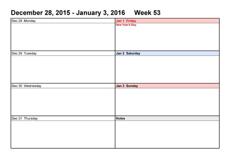 Two Week Schedule Pdf Free Calendar Template