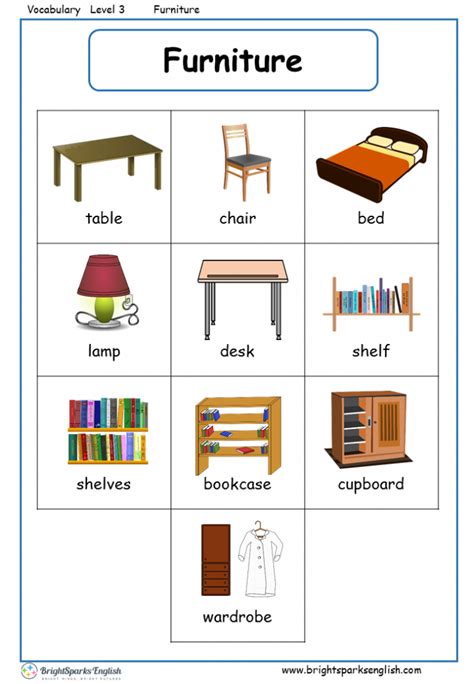 Homes English Vocabulary Worksheet English Treasure Trove