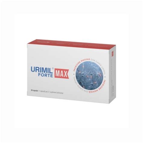 urimil forte max 30 capsule farmacia ardealul