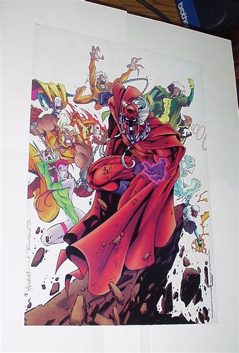 Age Of Apocalypse Poster 7 X Men By Joe Madureira Magneto
