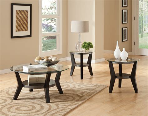 Rich dark brown wood finish. Dark Wood Coffee Table Set Furnitures | Roy Home Design