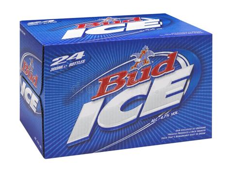 Budweiser Bud Ice Beer Carton Editorial Image Image Of Heathy