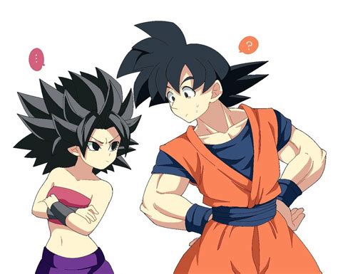 Goku And Caulifla Dragon Ball Art Dragon Ball Dragon Ball Super Art