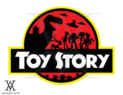 Toy Story Logotipo Silueta Vector Descarga Instante Etsy